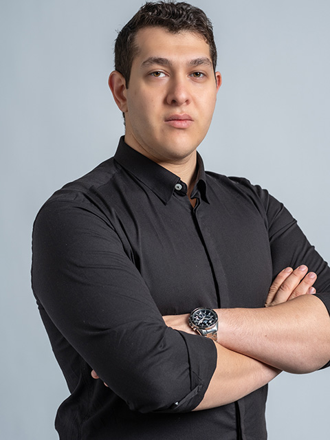 Portrait photograph of staff member, Amirali Hosseinnia